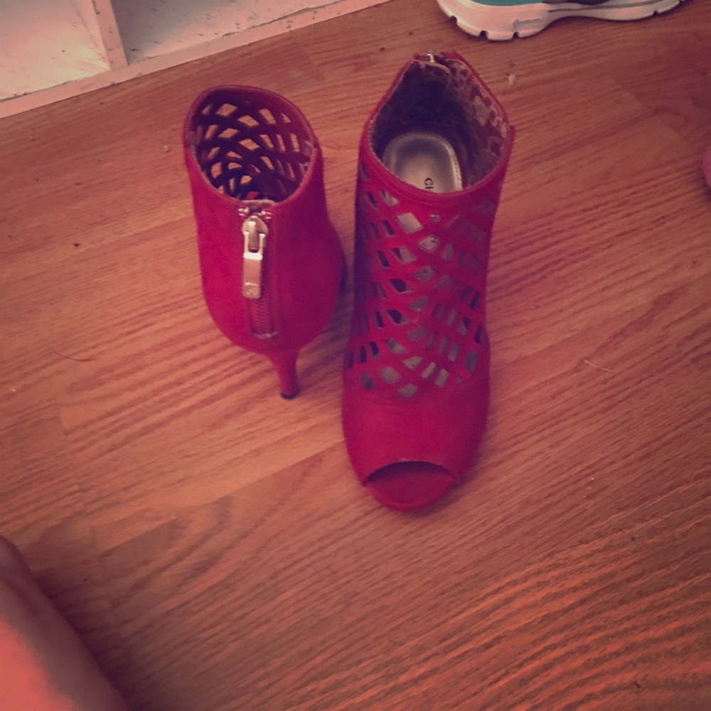 Red high heels