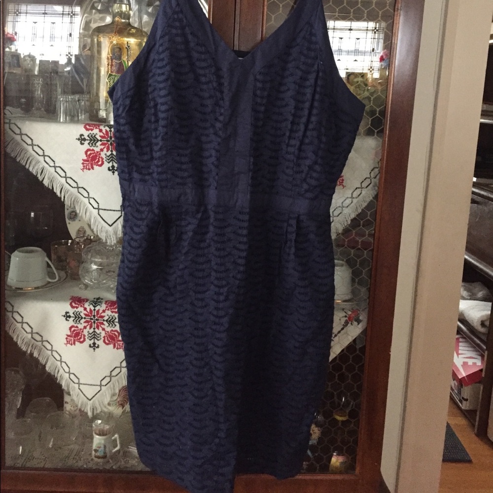 Navy blue dress