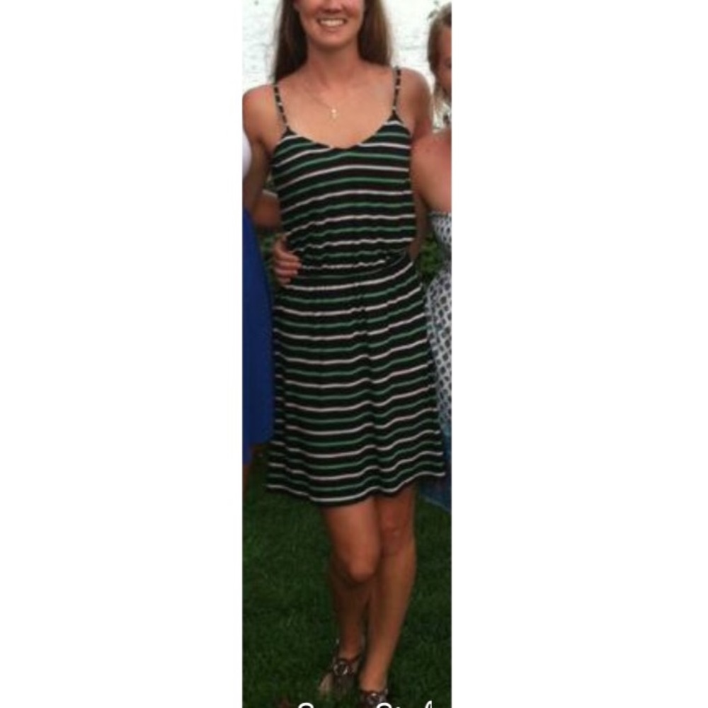 J. Crew Striped Cotton Dress sz S