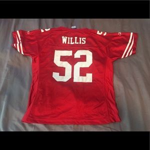 Womens Large 49er Patrick Willis Jersey