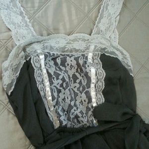 *DONATED!* Black and gray lace dress