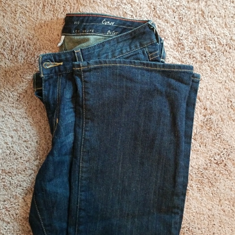 Eddie Bauer sz 8 curvy bootcut jeans