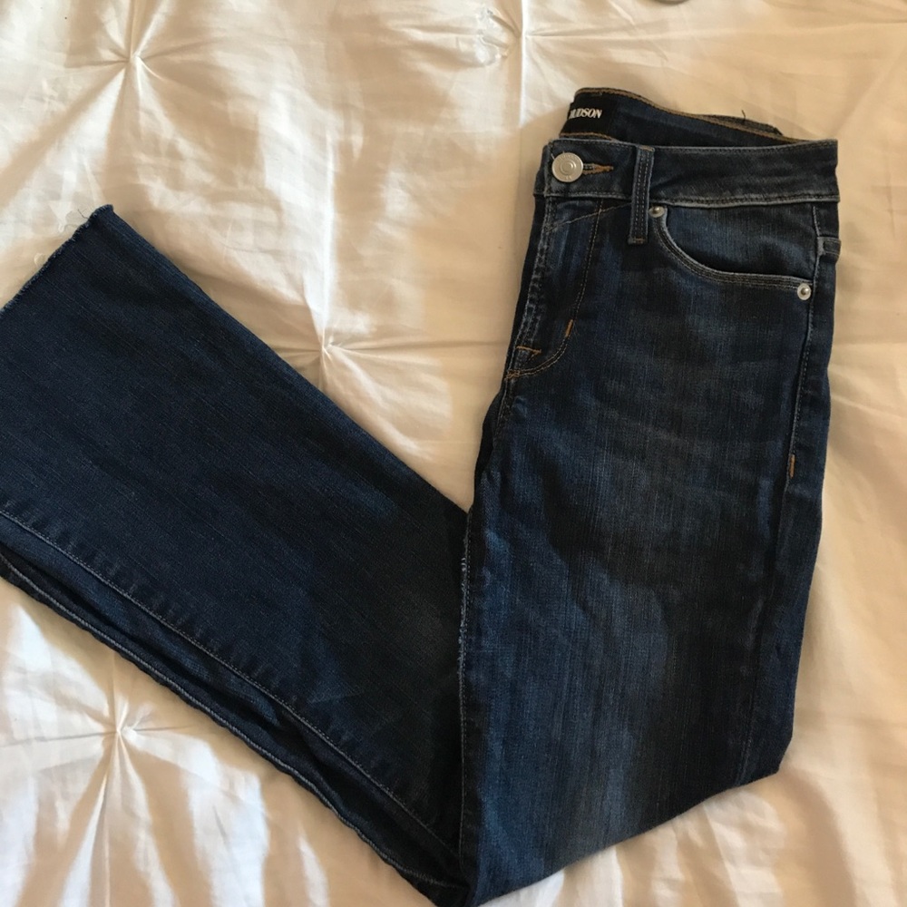 Hudson crop flare jeans