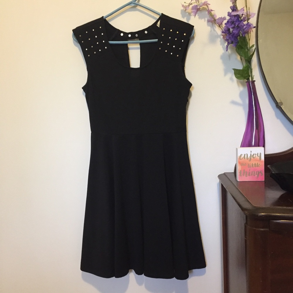 Blacked Studded Dress