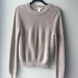 beige sweater