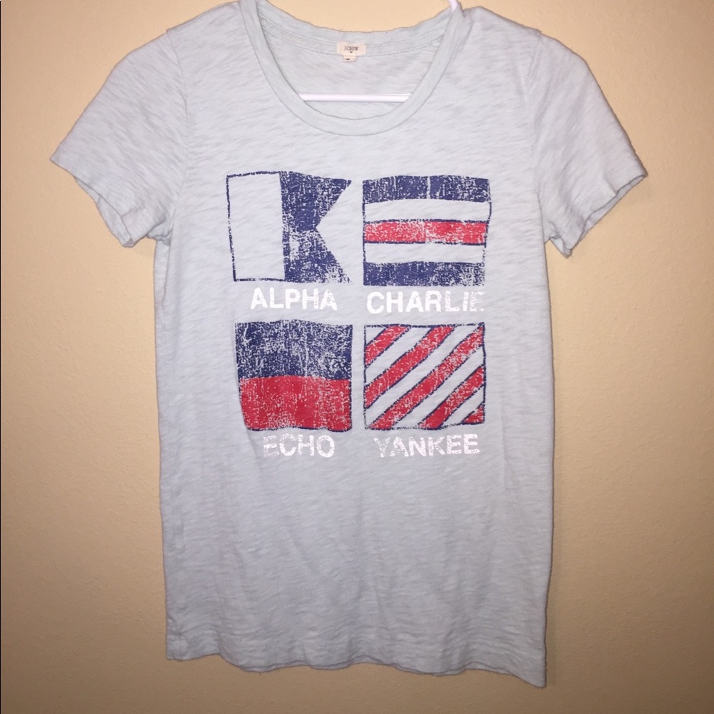 J Crew nautical tee