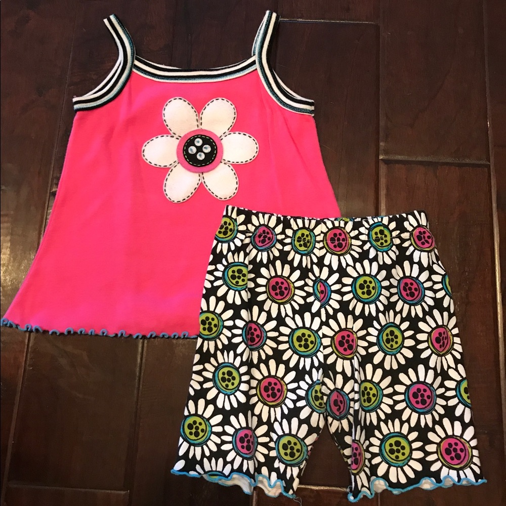 Girl's Mis Tee V-Us short set