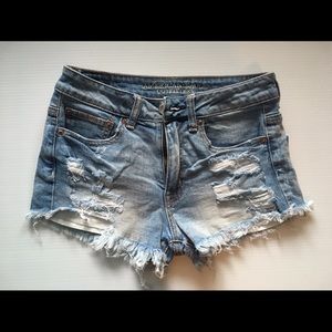 American Eagle Hi-Rise Festival Short Shorties