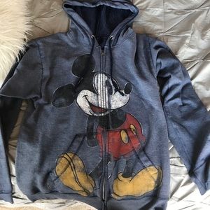 Mickey Mouse zip-up hoodie