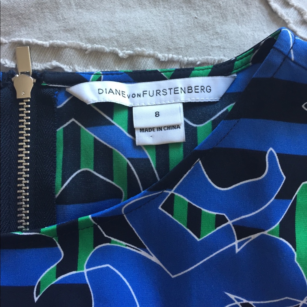 NWOT DVF silk shift dress