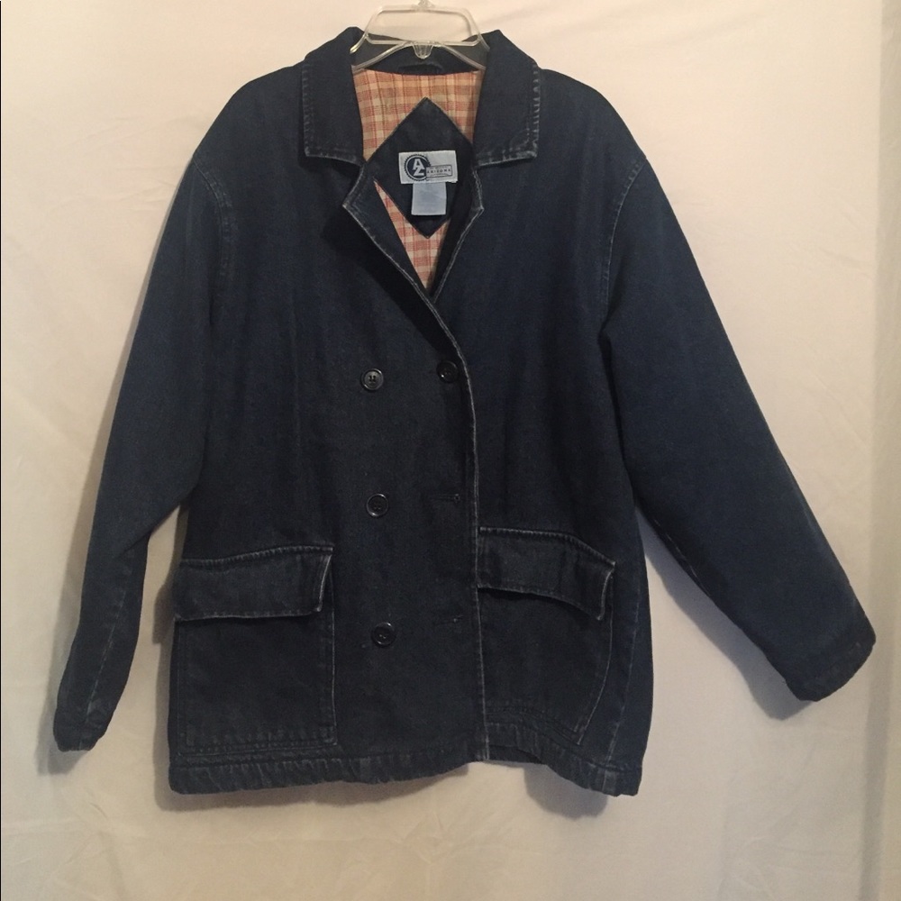 Denim and Down Jacket