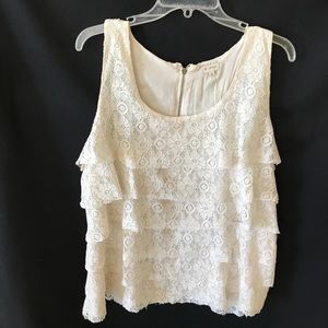 Racer back sleeves blouse