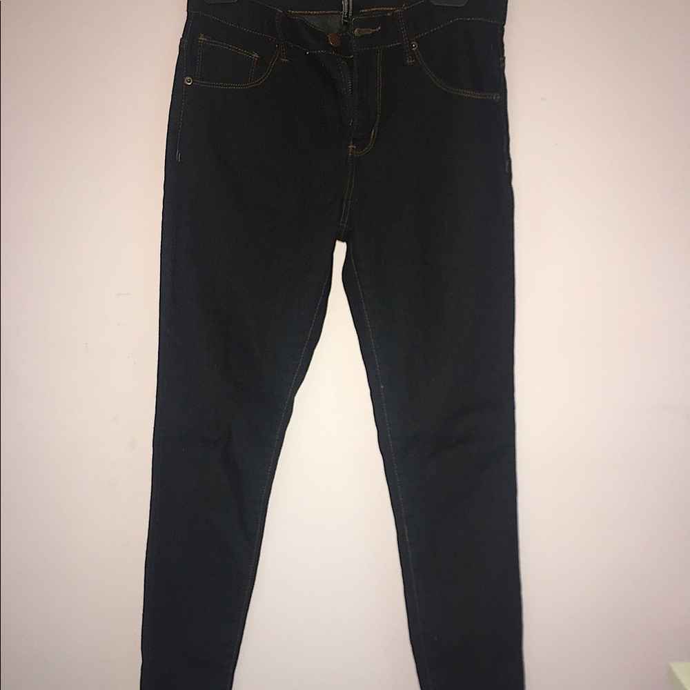 Dark navy blue skinny jeans