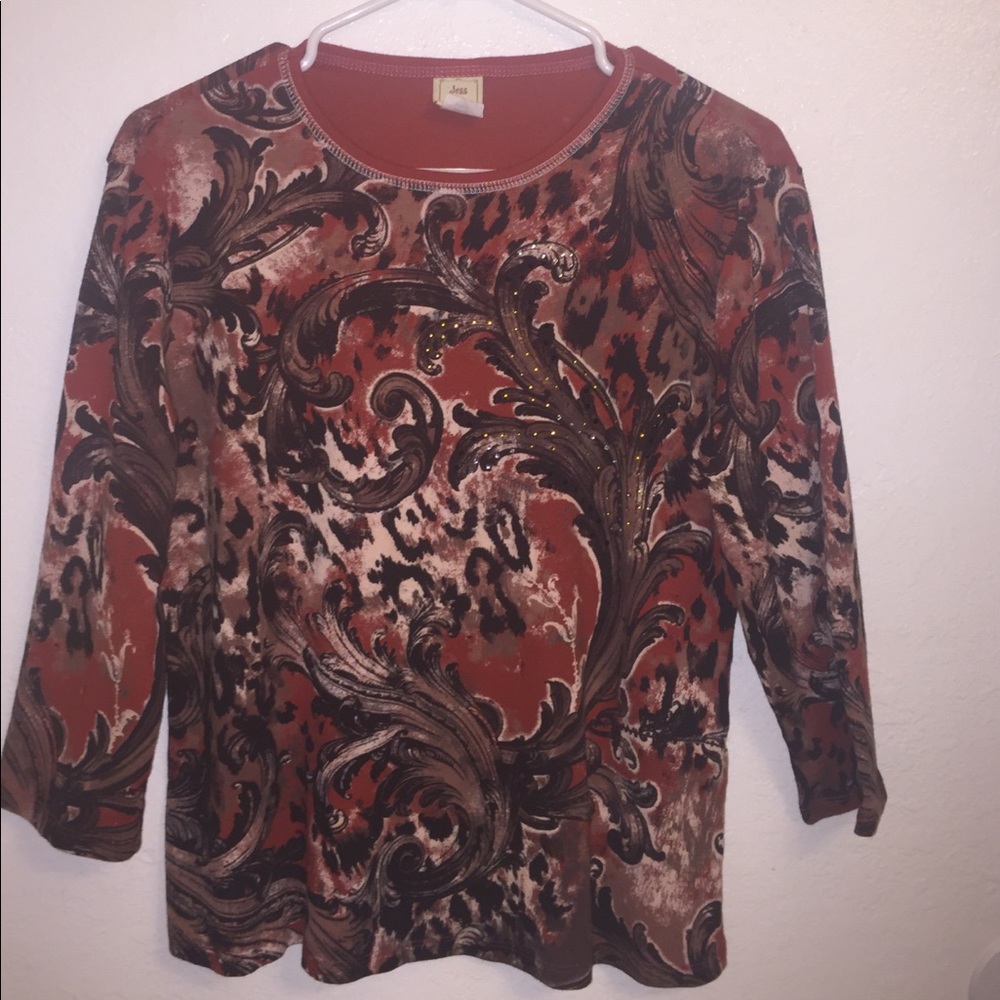 3/4 sleeve top