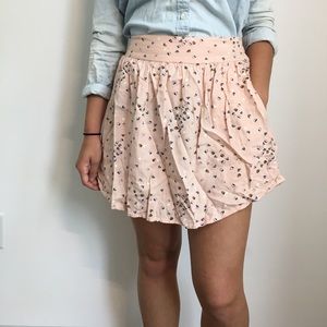 Pink Patterned Urban Outfitters Skirt