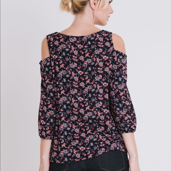 🌹 Charlotte Navy Top - Picture 3 of 3