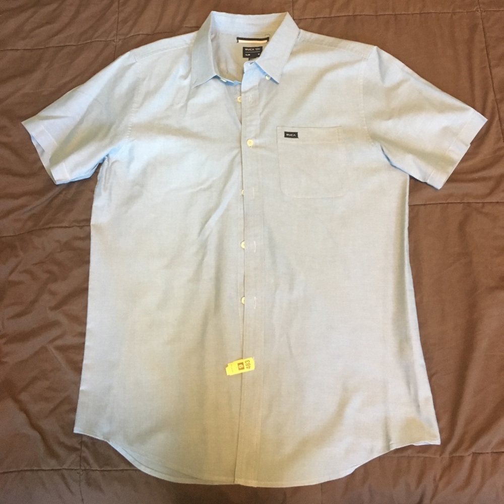 RVCA Casual Short Sleeve Button Down