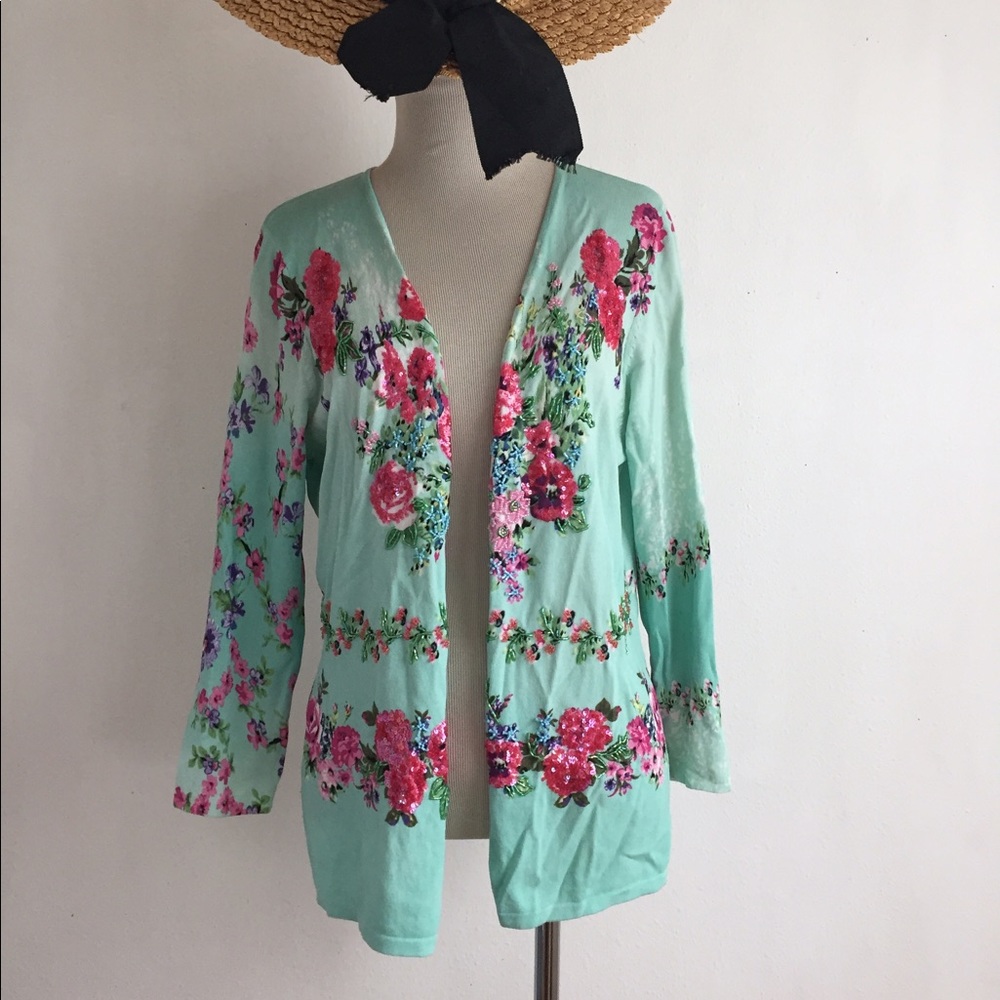 Beaded cardigan