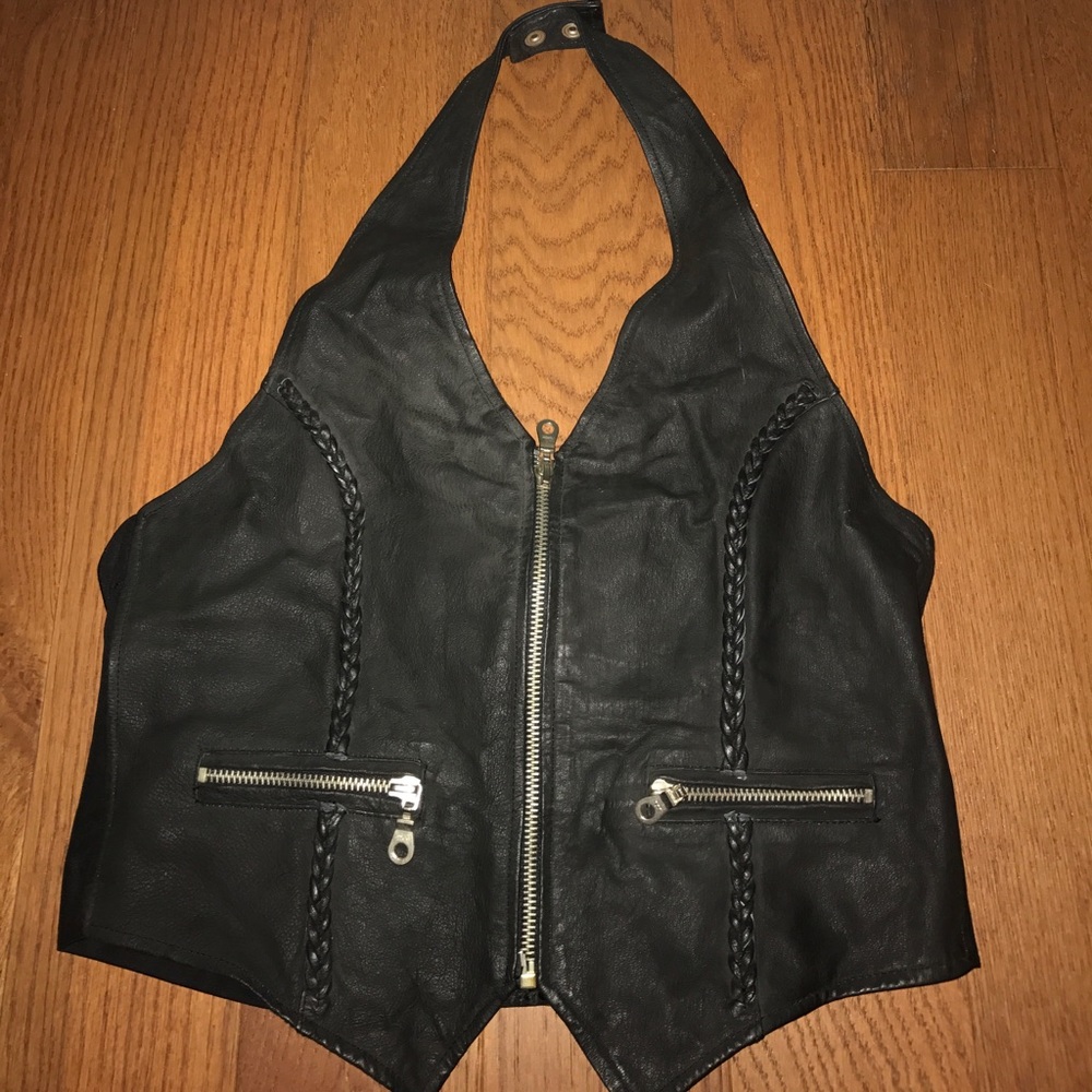 leather vest
