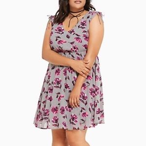 Torrid Floral Print Dress