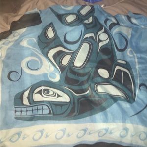 Native Northwest Whale Shawl
