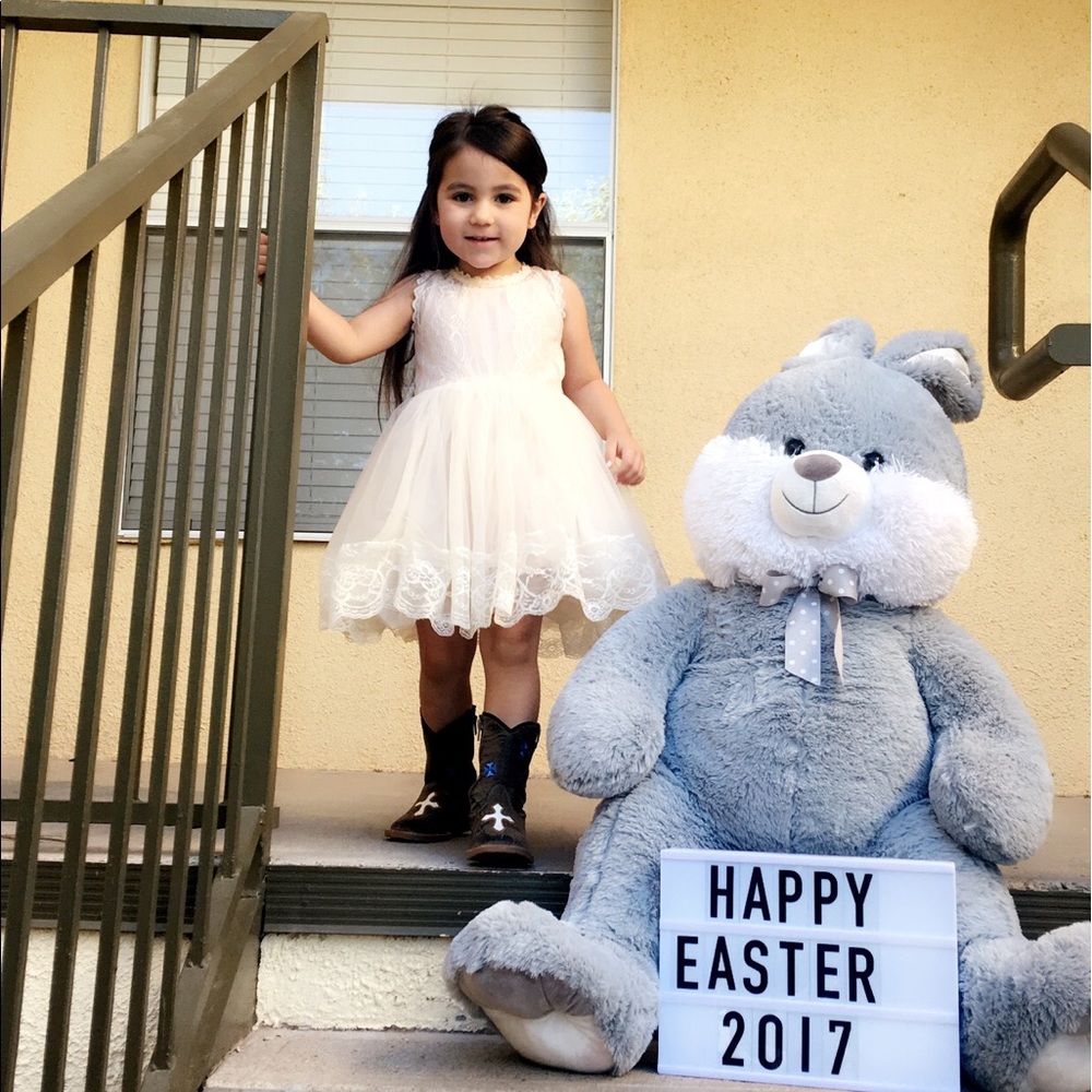 Ivory Lace Dress 3T Dress