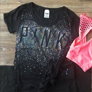 PINK Sequin T-Shirt