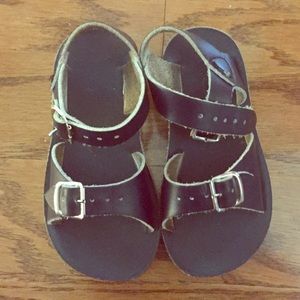Navy blue size 8 sun sandals