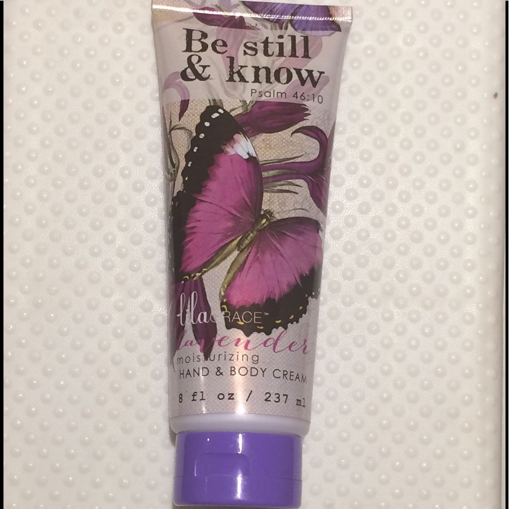 Hand and body moisturizing cream.