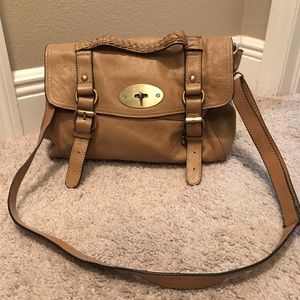 Genuine Leather Crossbody Messenger Bag- Like New!