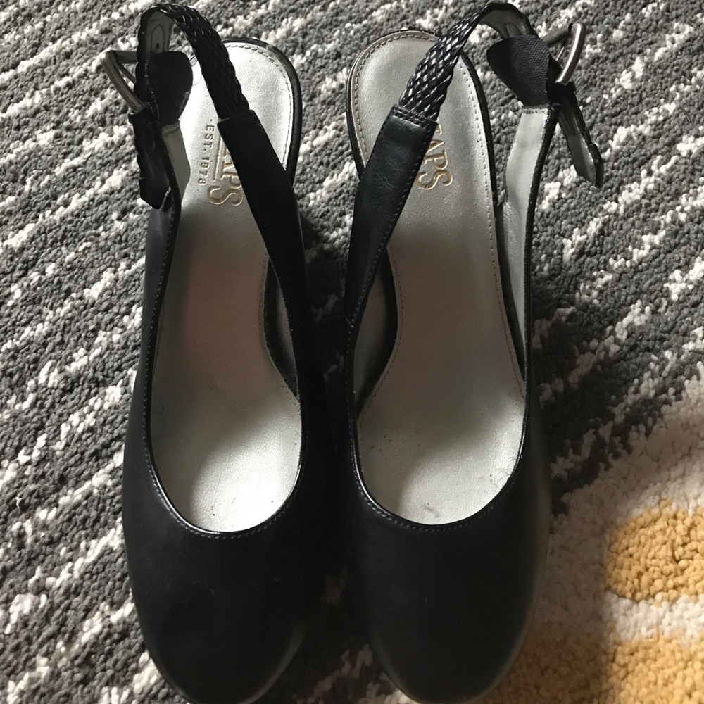 Black Chaps Wedge shoes
