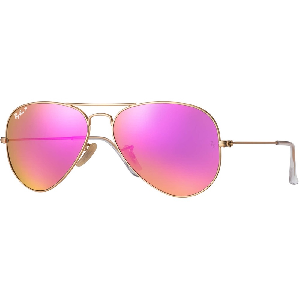 Pink Rayban Flash Lenses POLARIZED