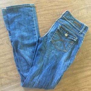 Denim bootcut jeans