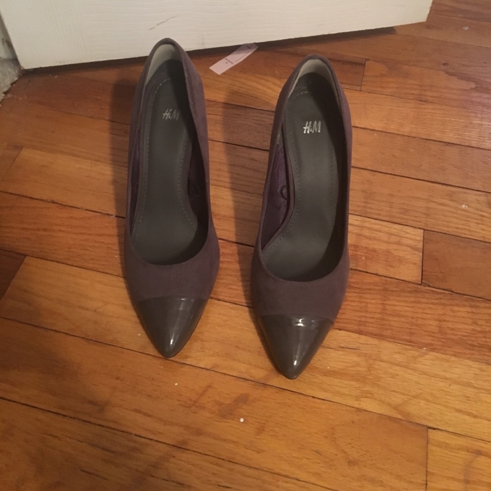 H&M suede heels