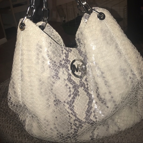 Michael Kors Handbags - Authentic new michael Kors snake purse!