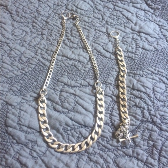 Fossil Necklace & Bracelet - Picture 1 of 8