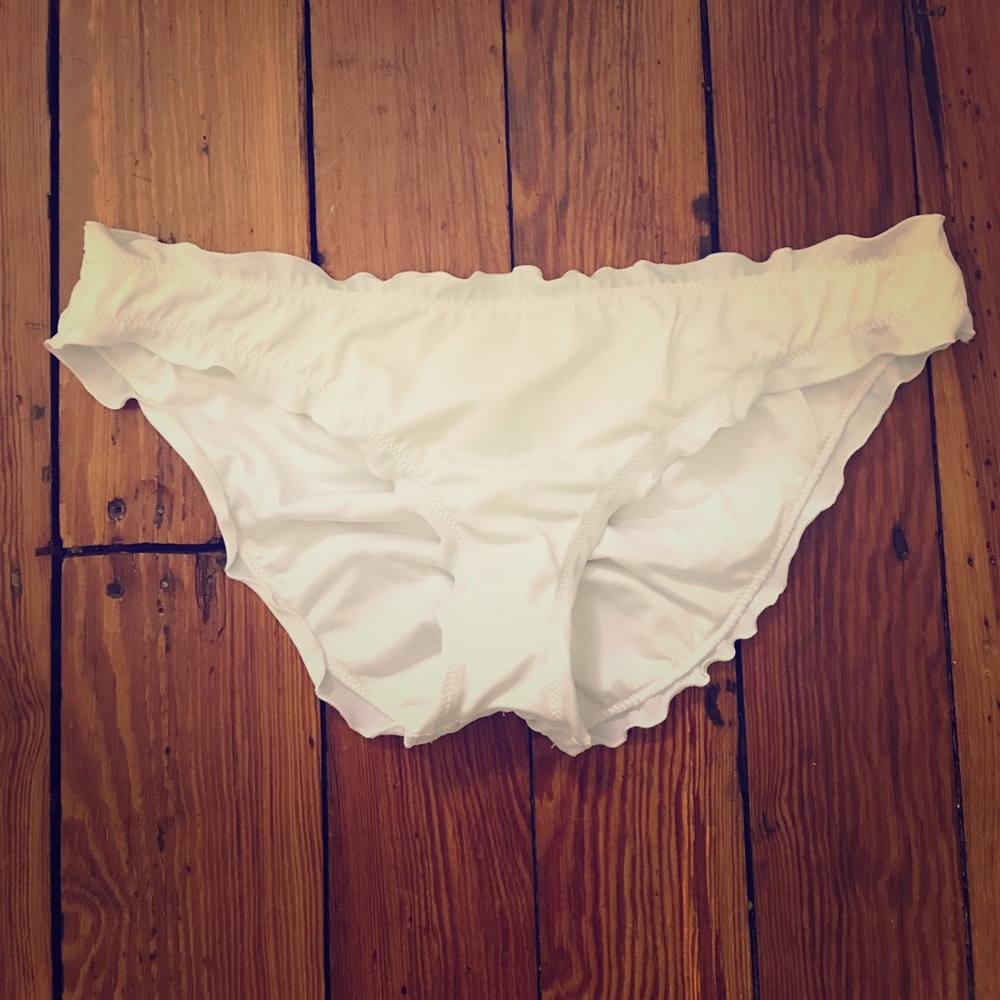 Victoria's Secret white cheeky bikini bottoms