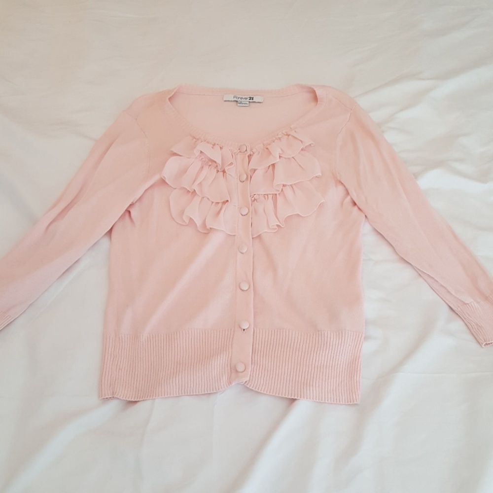 Light pink cardigan