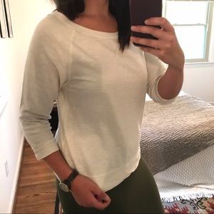 Banana Republic Cream Sweater With Some Shimmer.