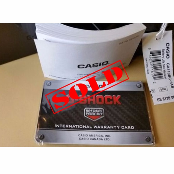 Casio G-Shock Analog-Digital GA-110BC-7A Watch (Ne - Picture 4 of 5