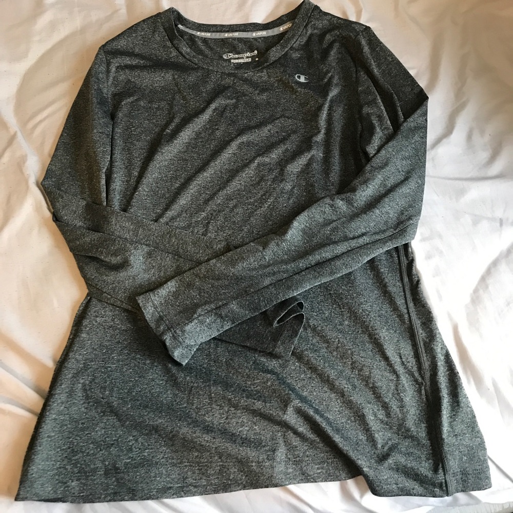 Grey workout long sleeve