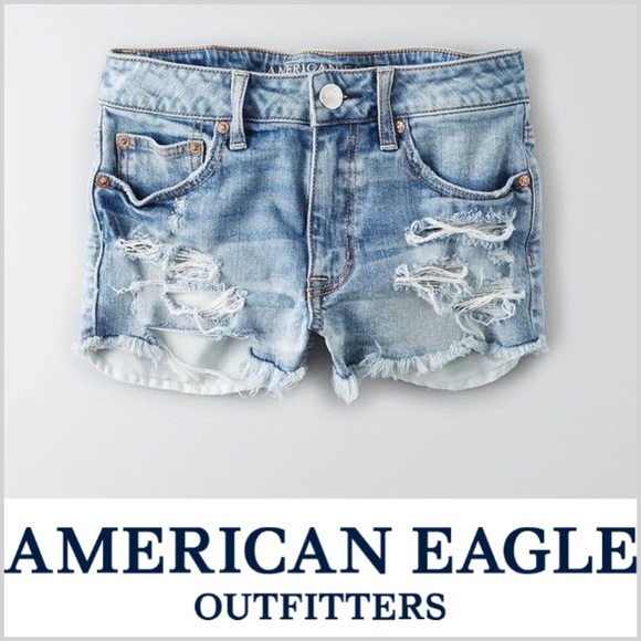 AEO High-Rise Festival Shortie NWOT - Picture 7 of 7