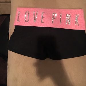 Victoria secret pink yoga shorts