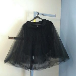 Black Tulle Skirt / tutu