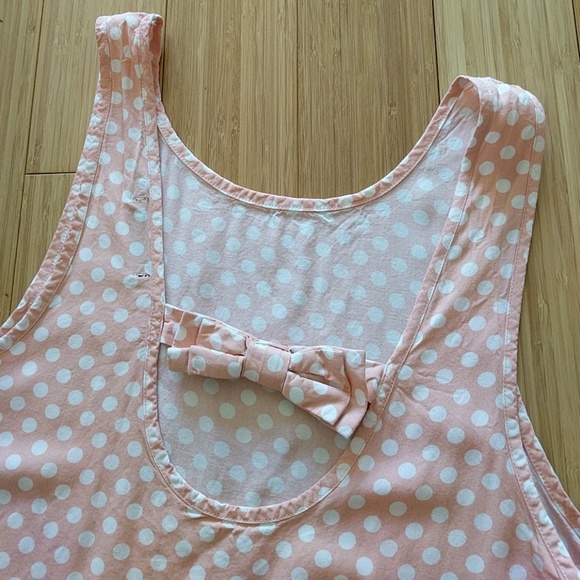 Pink polka dot crop top - Picture 4 of 4