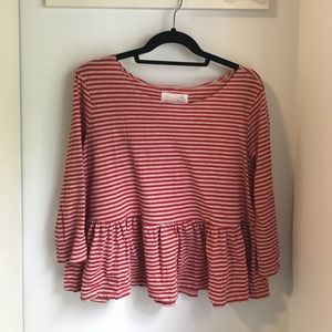 FREE PEOPLE peplum top