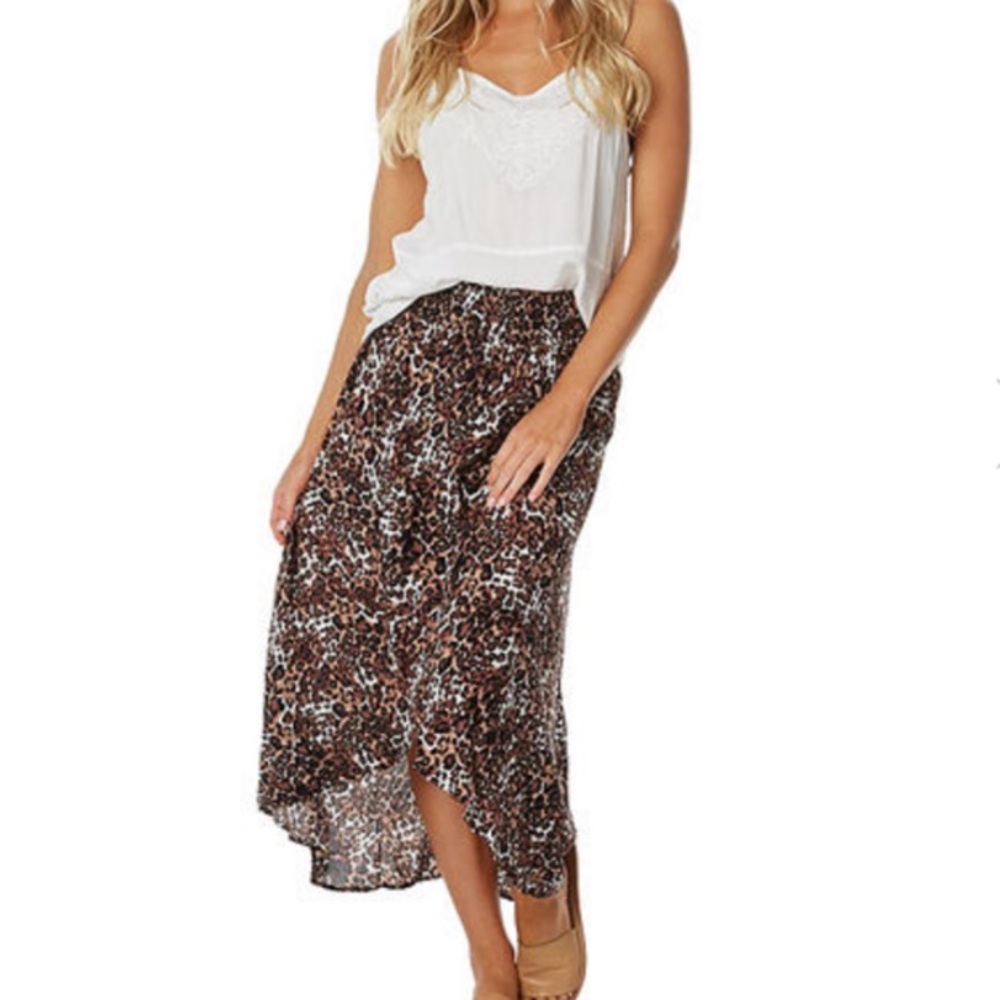 Auguste Little Lady Shirred Waist Skirt Wild Cat