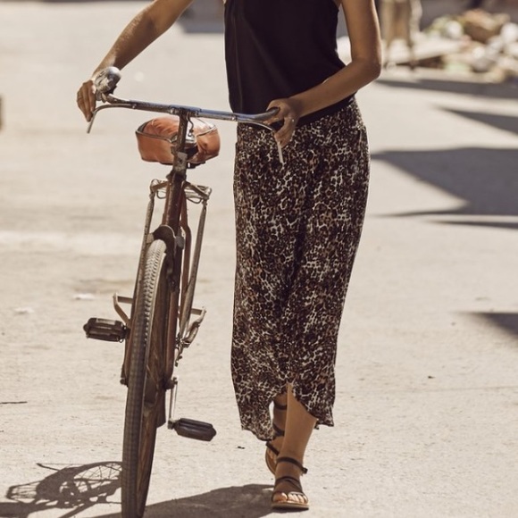 Auguste Little Lady Shirred Waist Skirt Wild Cat - Picture 2 of 8