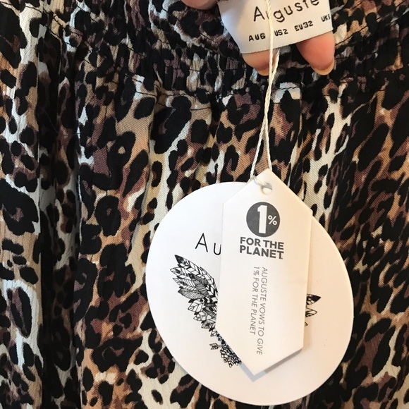 Auguste Little Lady Shirred Waist Skirt Wild Cat - Picture 6 of 8