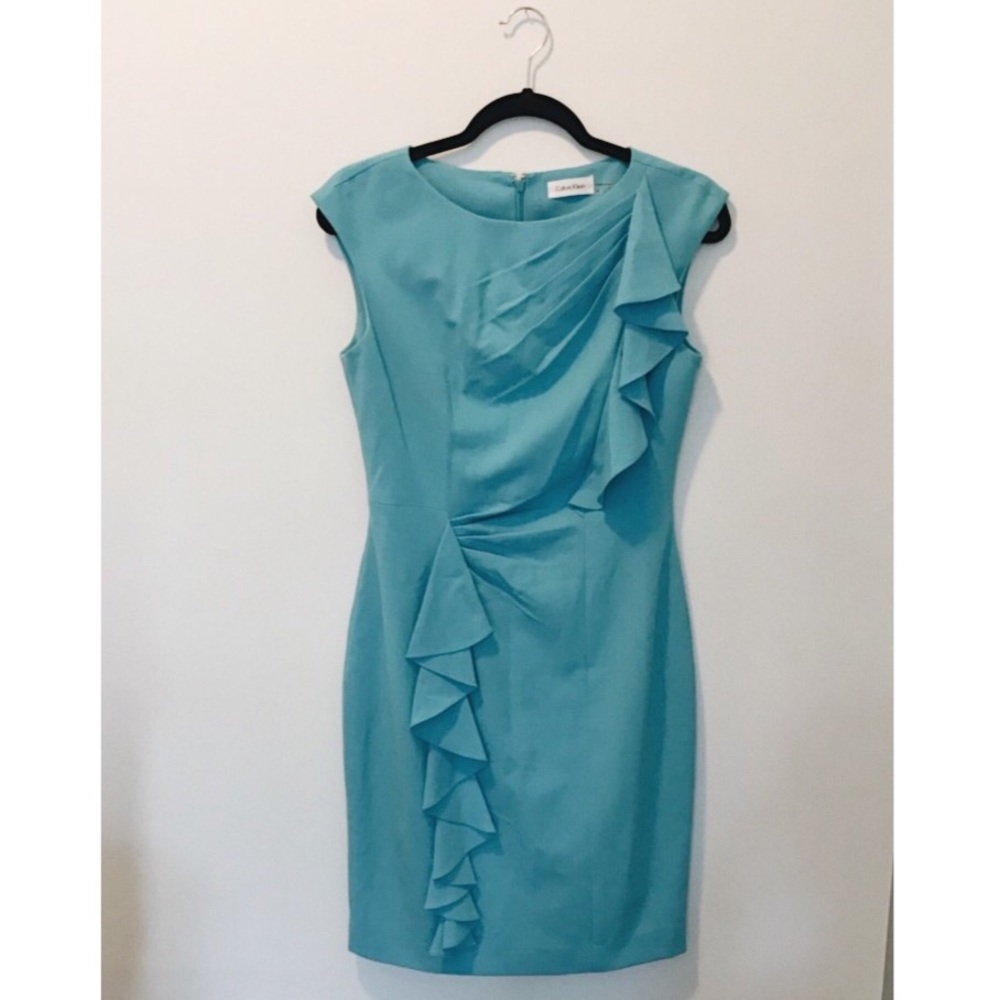 Calvin Klein Ruffle Dress